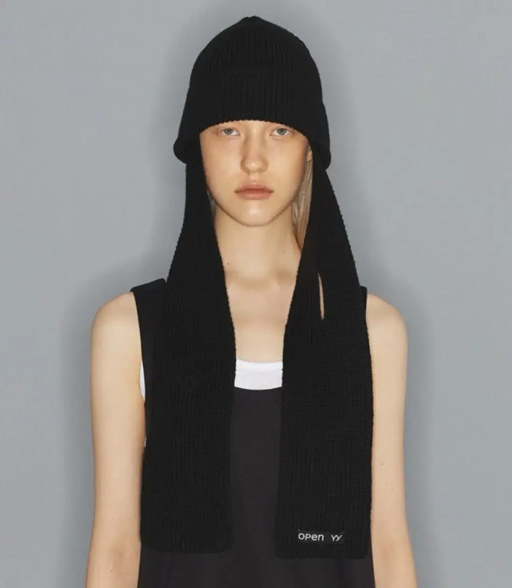 오픈와이와이 스카프비니 블랙 open yy scarf beanie | 브랜드 중고